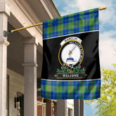 Clan Barclay Hunting Ancient Tartan Crest Garden Flag  - Welcome  WN83 Clan Barclay Tartan Today